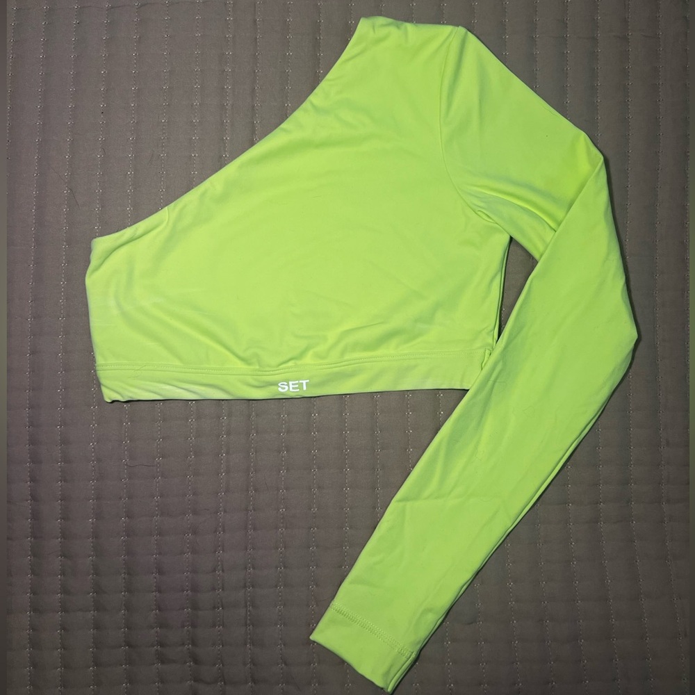 Set Active One Shoulder Workout Top